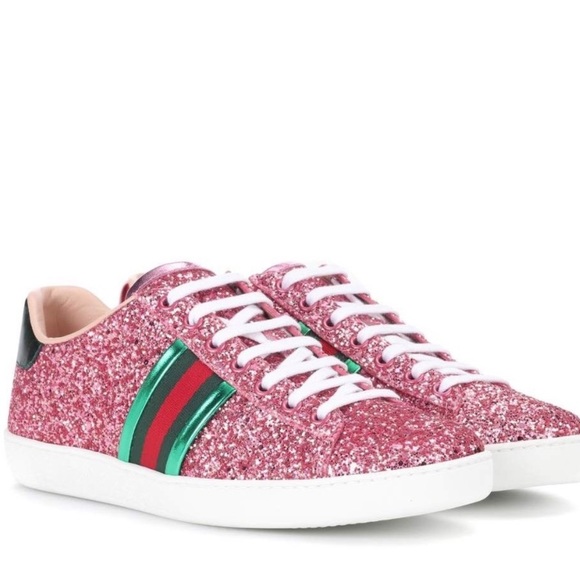 Gucci Shoes - GUCCI women’s glitter sneaker